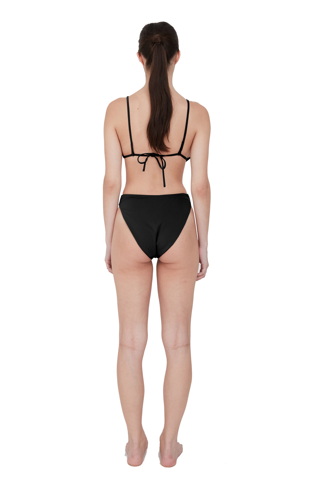 BR X BOHEME TRIANGLE BIKINI TOP - BLACK