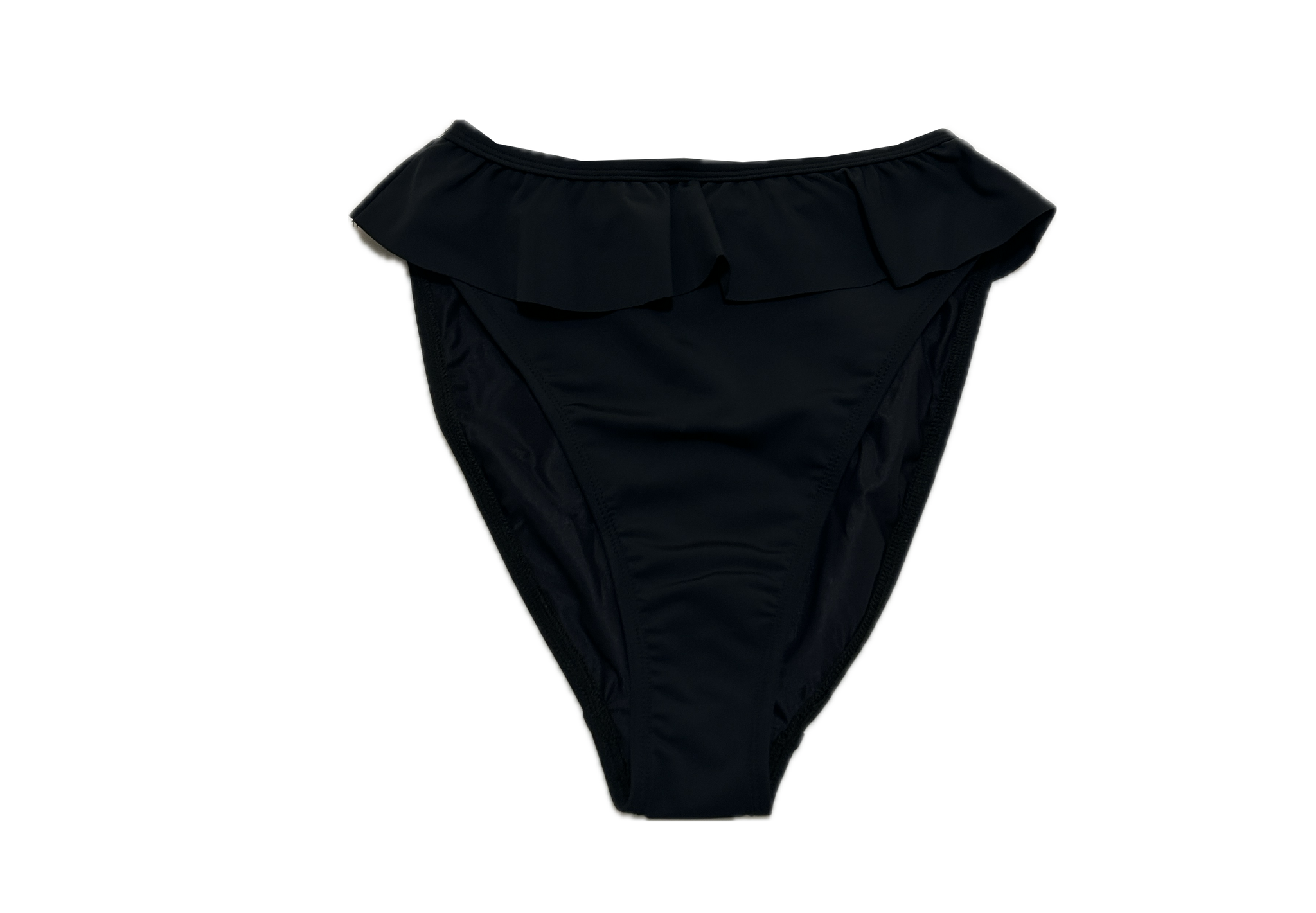 RUFFLE BOTTOM - BLACK