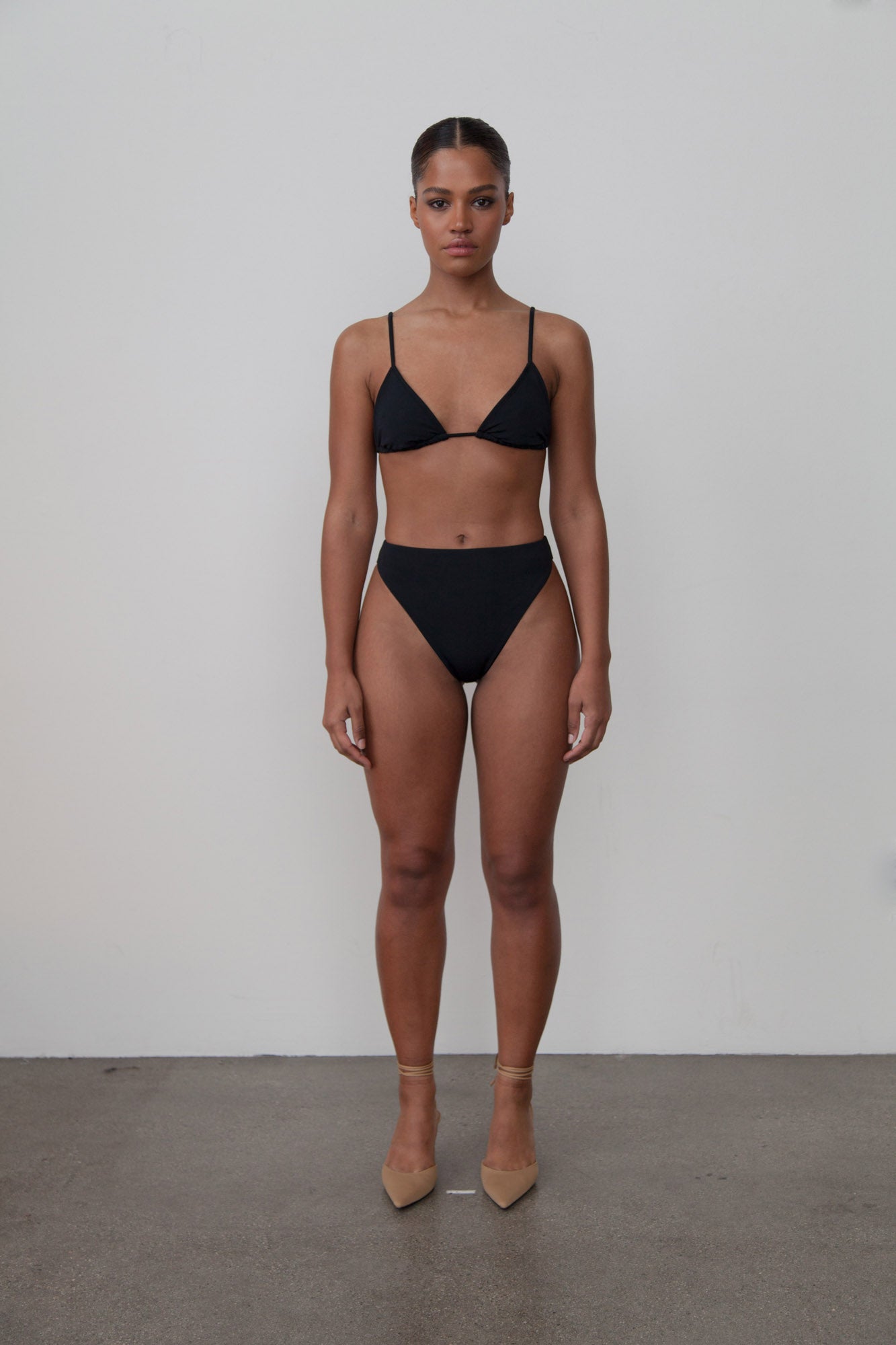BR X BOHEME HIGH WAIST BOTTOM - BLACK
