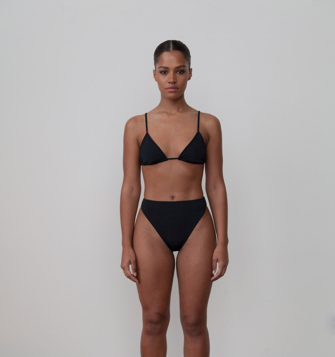 BR X BOHEME TRIANGLE BIKINI TOP - BLACK