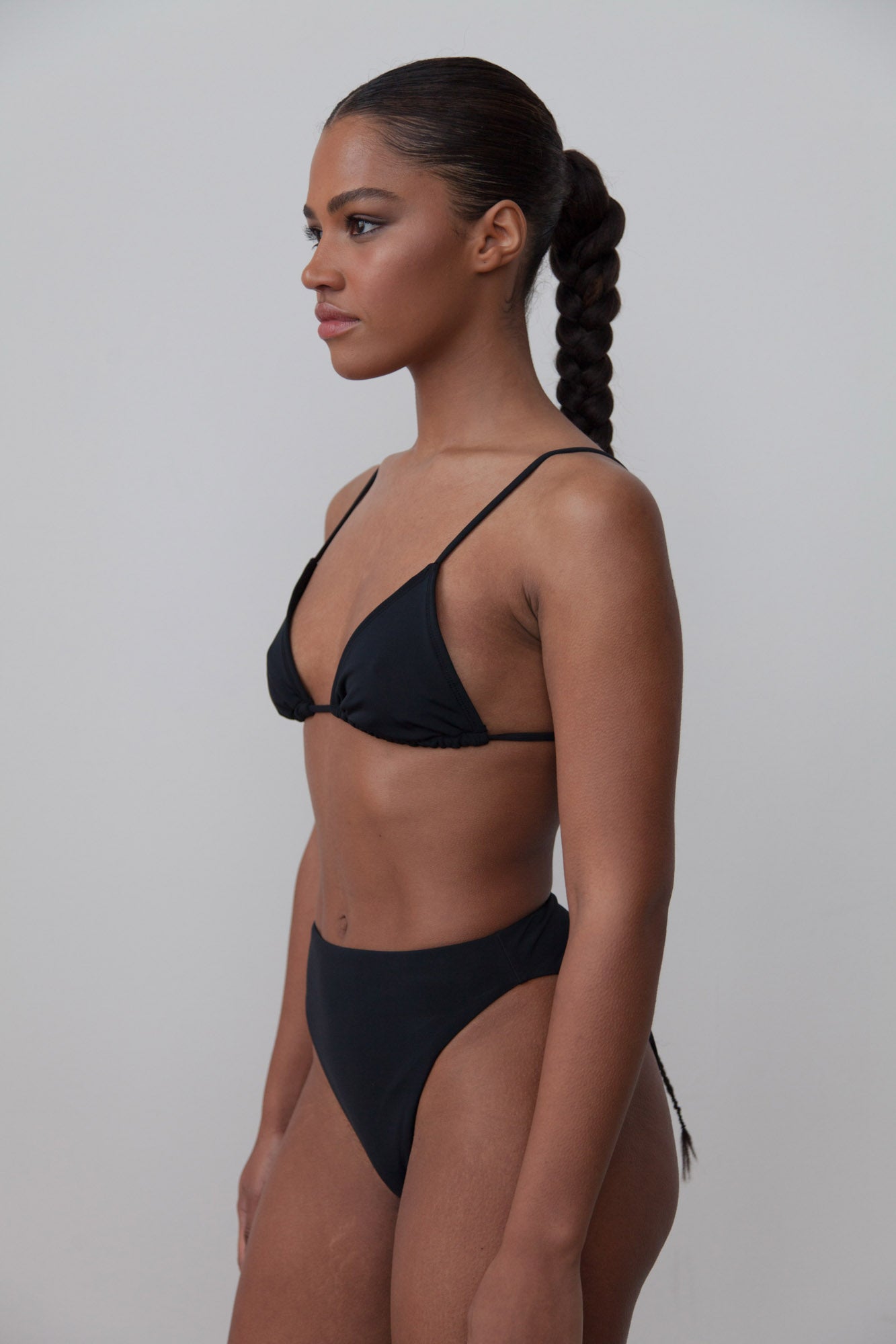 BR X BOHEME TRIANGLE BIKINI TOP - BLACK