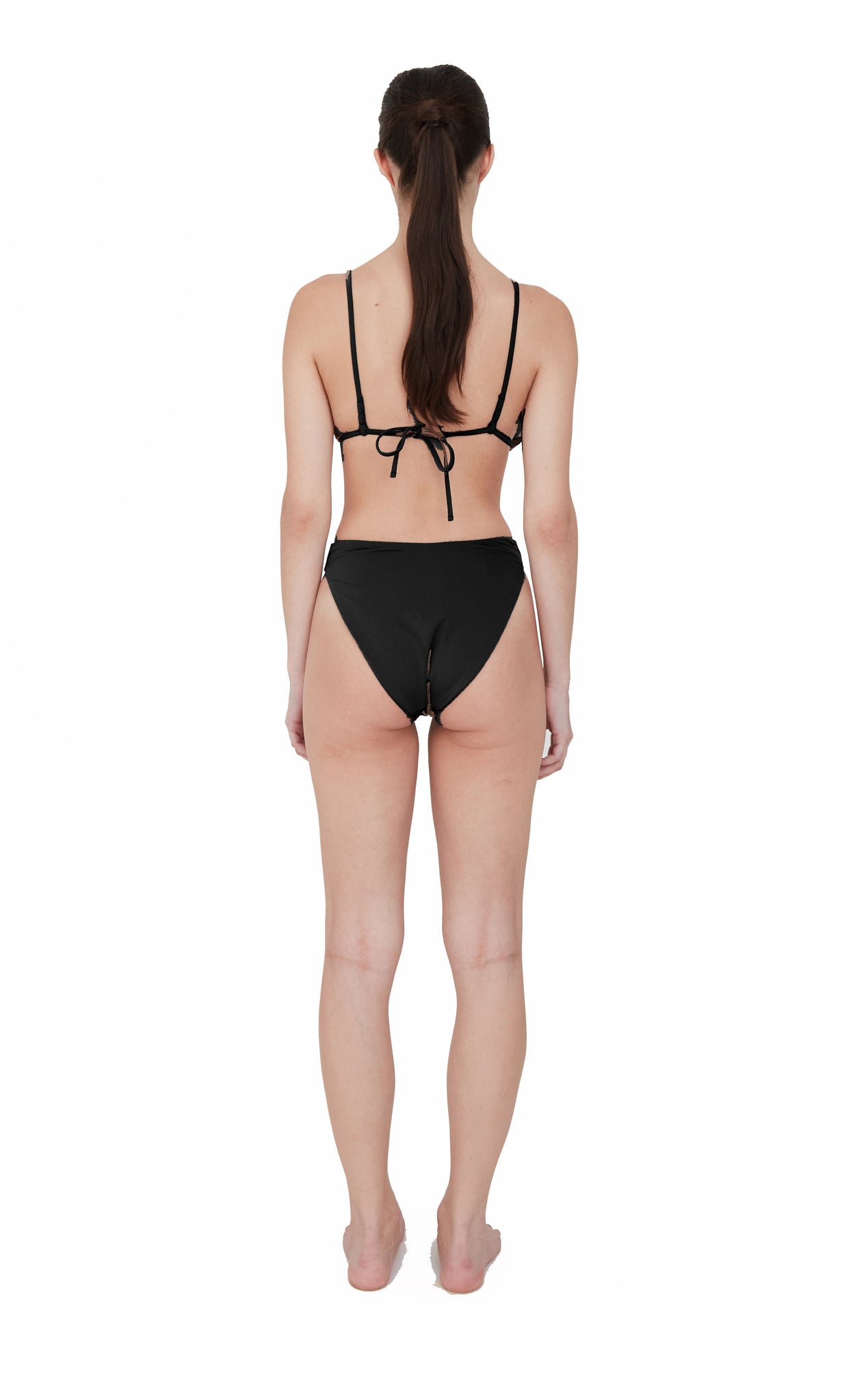 BO TRIANGLE BIKINI TOP - PINK GARDEN