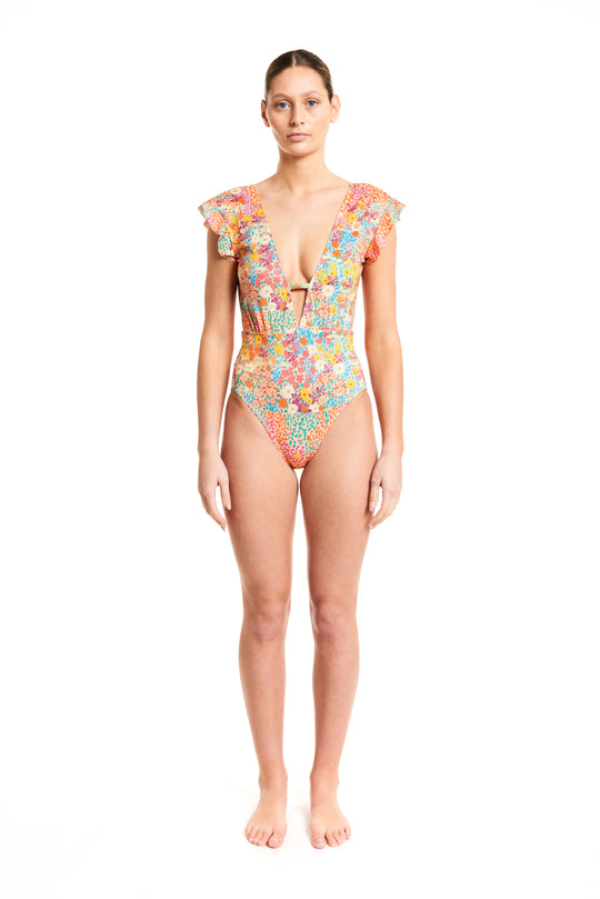 BR X ROOPA SOPHIA ONE PIECE - PINK GARDEN